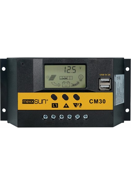 30 A Amper 12 24 V Volt Şarj Kontrol Cihazı Regülatör