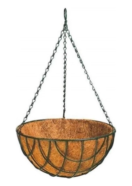 KKZ030 Koko Sepet Zincir Askılı - 30 cm Ø