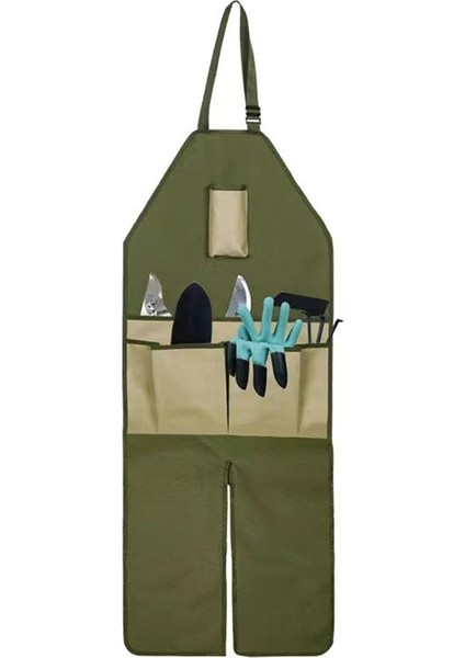 Bahçe Çok Cepli Açık Koruyucu Önlük (Yurt Dışından)