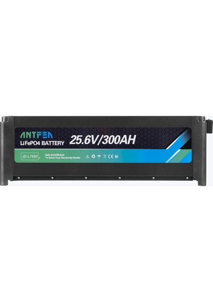 L7680 25.6V 300AH İstiflenebilir Lityum Akü LiFePo4