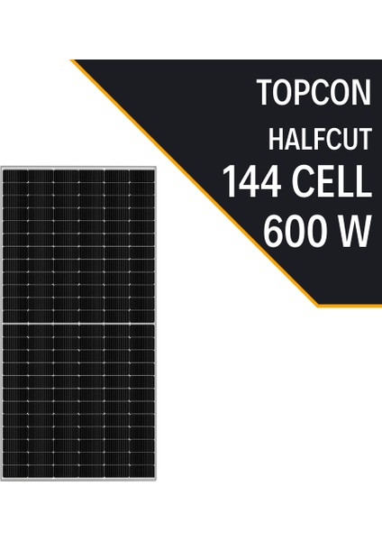 Teknovasyon Arge Topcon 600W 10BB Half Cut Güneş Paneli fiyatları
