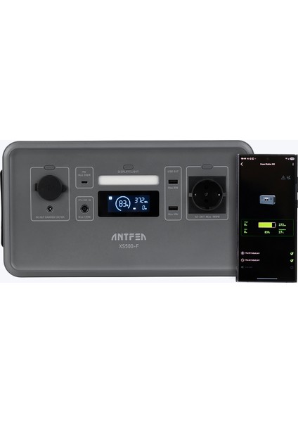 XS500F Taşınabilir Güç Sistemi - Gri 500W Mini fiyatları