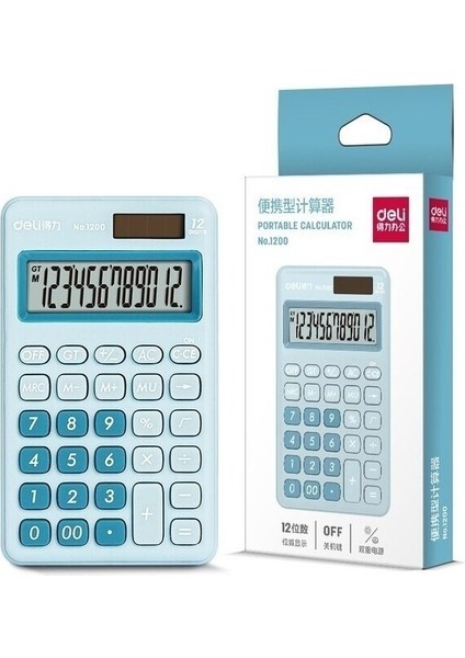 Simple Life 12 Haneli Hesap Makineleri Çok Fonksiyonlu Taşınabilir Sevimli Mini Hesap Makinesi (Yurt Dışından)