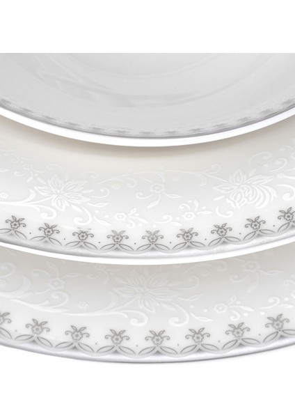 Palace Silver Ivy 12 Kişilik 72 Parça Yemek Takımı fiyatları