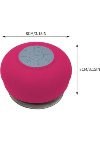 Vakumlu Su Geçirmez Bluetoothlu Mini Duş Hoparlörü modelleri