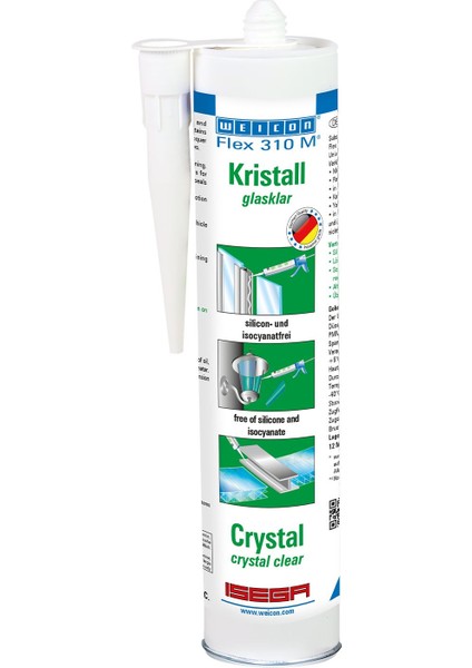 Flex 310 M® Kristal Yapıştırıcı 310 Ml, Şeffaf, 12 Adet