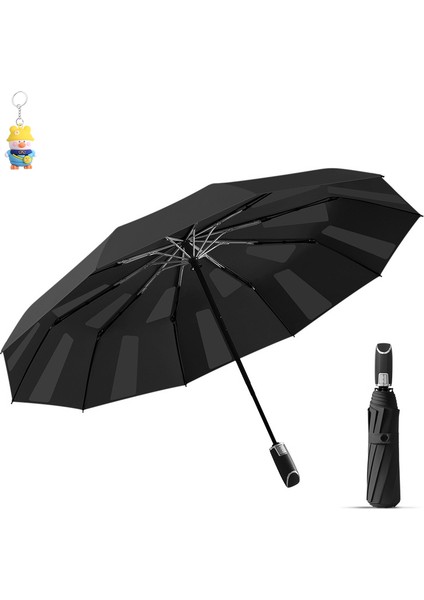 Otomatik Fırtına Dayanıklı Şemsiye, Genişletilmiş, Kalınlaştırılmış Ve Güçlendirilmiş, Katlanmamış Ekstra Büyük Şemsiye, Erkekler Için (Yurt Dışından)