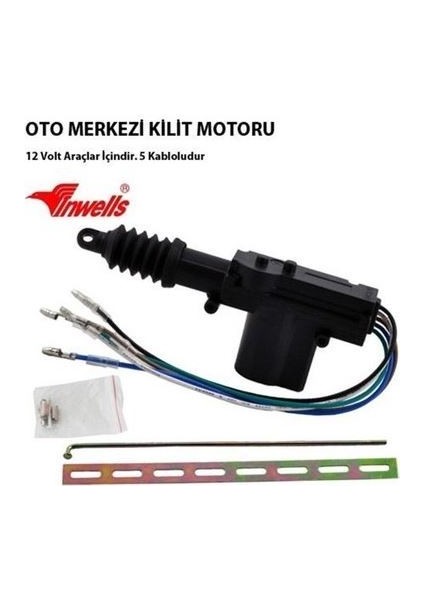 Merkezi Kilit Motoru Ön 5 Kablolu