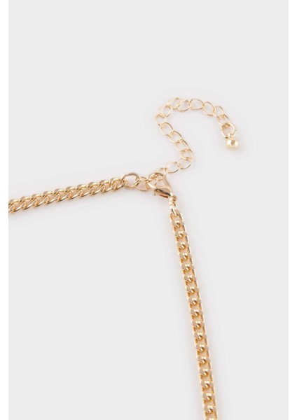 Kadın Taşlı Gold Kolye F6749AXNS modelleri