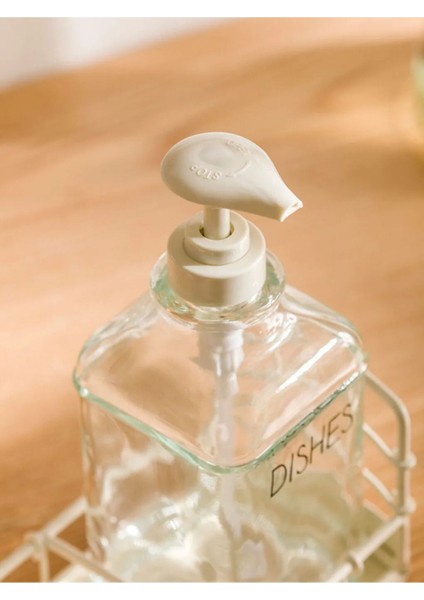 Renksiz Metal Sıvı Sabunluk Seti modelleri