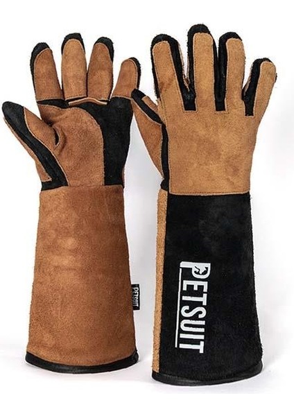 5 Parmak Koruyucu Eldiven Siyah/taba 45CM