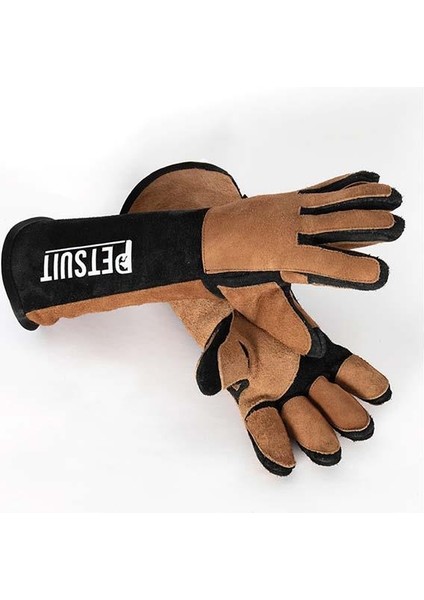 5 Parmak Koruyucu Eldiven Siyah/taba 45CM modelleri