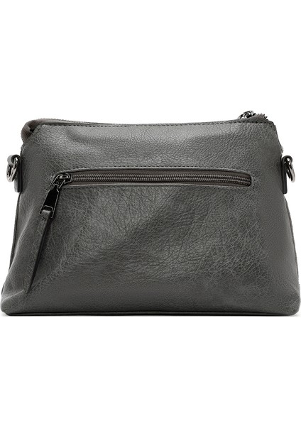 Kadın Gri Uzun Askılı Süet Çapraz Çanta 25ABD240410 fırsatları