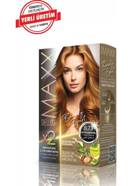 Beauty Keratinli Saç Boya Seti 2 Tüp + 2 Oksidan 34 Harika Renk Seçeneği