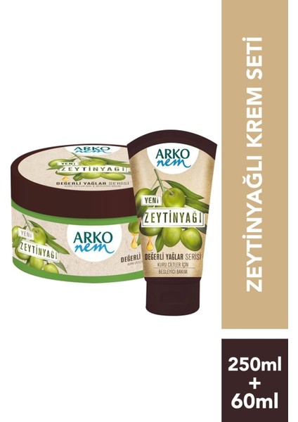 Arko Değerli Yağlar Zeytinyağlı El ve Vücut Kremi 250 ml + 60 ml fiyatları