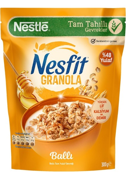 Nesfit Ballı Granola 300 gr x 1 Adet