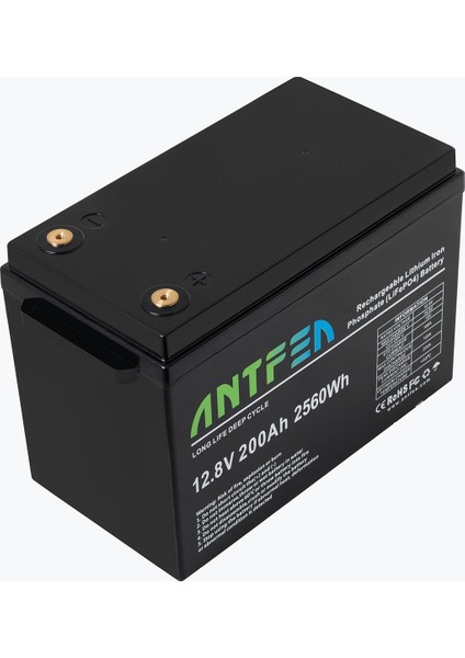 12.8V200AH ABS Lityum Akü LiFePo4 fırsatları
