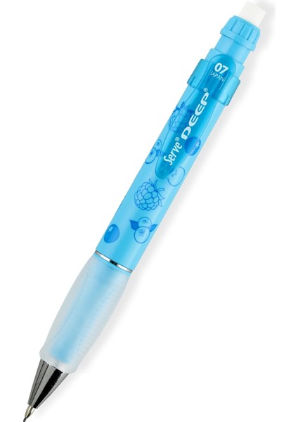 Deep Mekanık Kursun Kalem 07MM Fos Mavı Bogurtlen