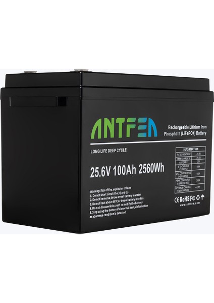 24V100AH ABS Lityum Akü LiFePo4 modelleri