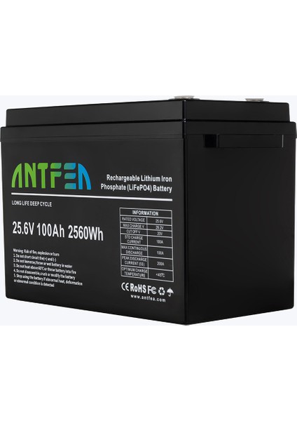 24V100AH ABS Lityum Akü LiFePo4 fırsatları