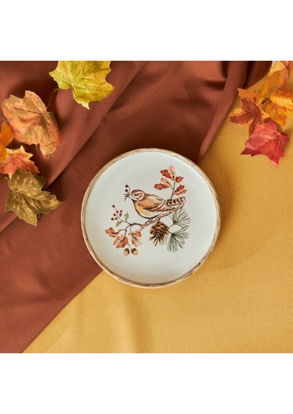 Cozy Kuş Pasta Tabağı 21 cm