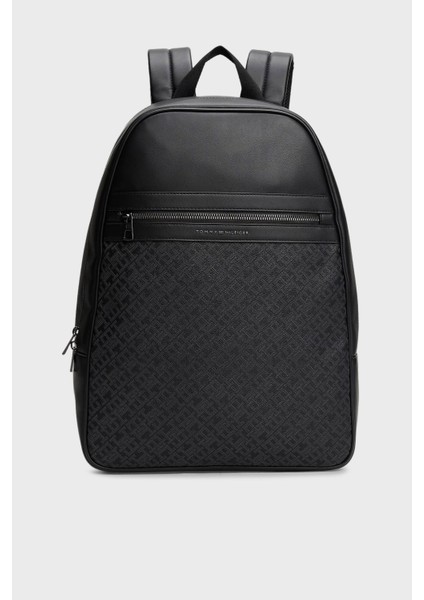 Logolu Ayarlanabilir Omuz Askılı Sırt Çantası Erkek Sırt Çantası AM0AM13490 Bds