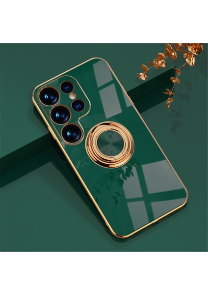 Samsung Galaxy S23 Ultra Tpu Telefon Kılıfı ve Halka Tutucu (Yurt Dışından)