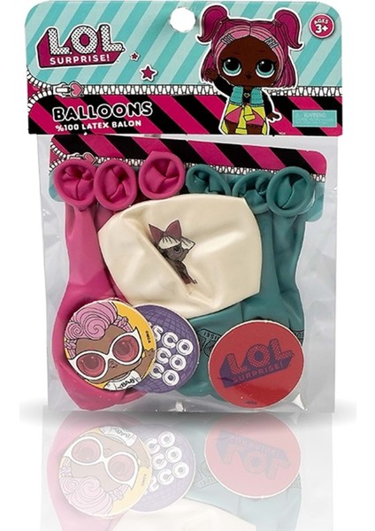 Lol Surprıse Balon 2 Paket Çıkartma Hediyeli modelleri