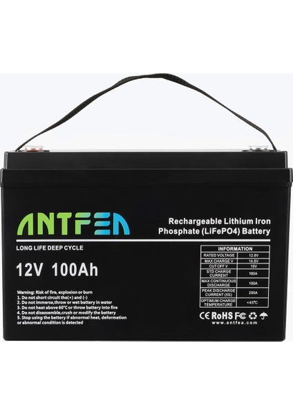 12.8V100AH ABS Lityum Akü LiFePo4 fiyatları