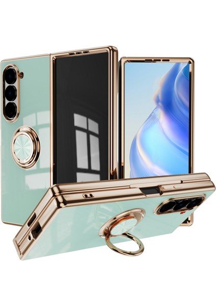 Samsung Galaxy Z Fold5 5g Tpu Telefon Kılıfı ve Halka Tutucu (Yurt Dışından)
