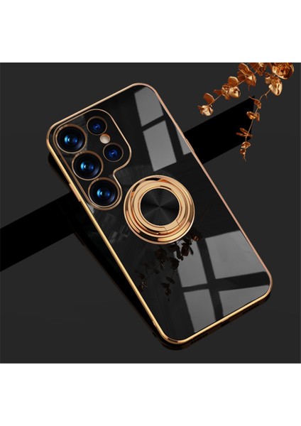 Samsung Galaxy S23 Ultra Tpu Telefon Kılıfı ve Halka Tutucu (Yurt Dışından)