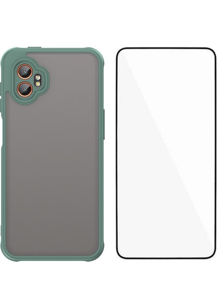 Samsung Galaxy Xcover7 Pro Skin Touch Tpu Pc Telefon Arka Kapağı Ekran Filmi ile (Yurt Dışından)