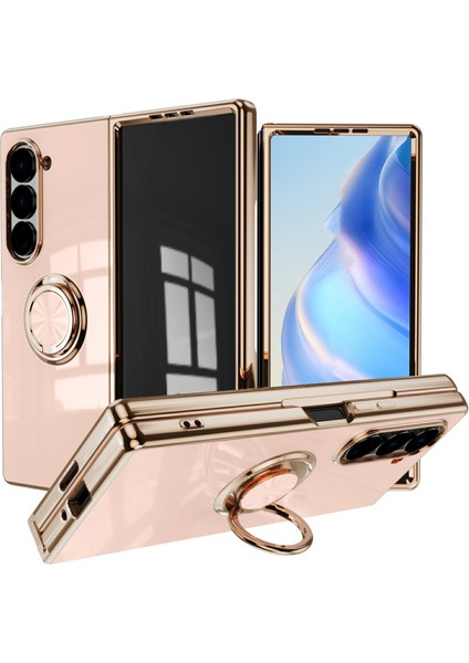 Samsung Galaxy Z Fold5 5g Tpu Telefon Kılıfı ve Halka Tutucu (Yurt Dışından)