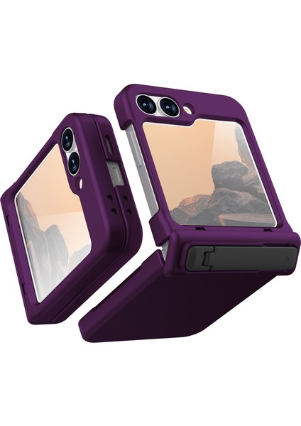 Samsung Galaxy Z Flip7 Fe 5g / Flip6 5g Kauçuk Sert Pc Destekli Telefon Kılıfı (Yurt Dışından) fiyatları