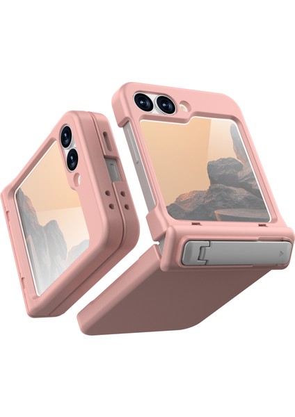 Samsung Galaxy Z Flip7 FE 5G / Flip6 5G Kauçuk Sert PC Destekli Telefon Kılıfı (Yurt Dışından) fiyatları