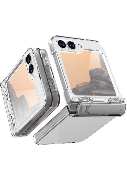 Samsung Galaxy Z Flip7 Fe 5g / Flip6 5g Kauçuk Sert Pc Destekli Telefon Kılıfı (Yurt Dışından) fiyatları