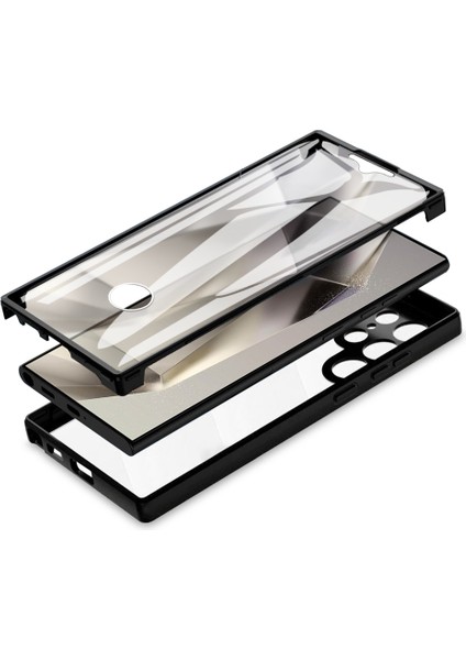 Samsung Galaxy S24 Ultra Akrilik + Tpu Şeffaf Telefon Kılıfı ve Pet Ekran Filmi (Yurt Dışından) fiyatları