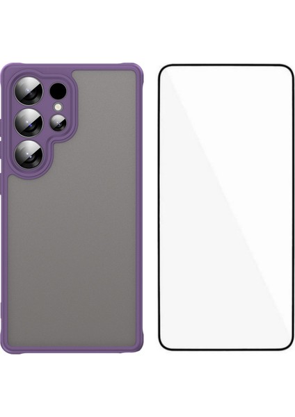 Samsung Galaxy S24 Ultra Skin Touch Tpu Pc Telefon Arka Kapağı Ekran Filmi ile (Yurt Dışından)