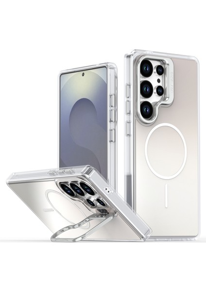 Samsung Galaxy S24 Ultra Tpu + Akrilik Degrade Telefon Kılıfı Magsafe ile Uyumlu (Yurt Dışından)