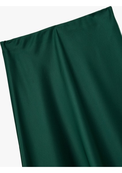 Regular Fit Midi Saten Etek modelleri