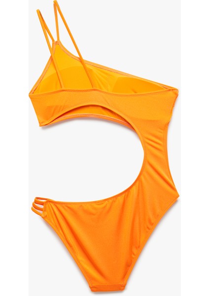 Ince Askılı Asimetrik Pencere Detaylı Mayokini fiyatları