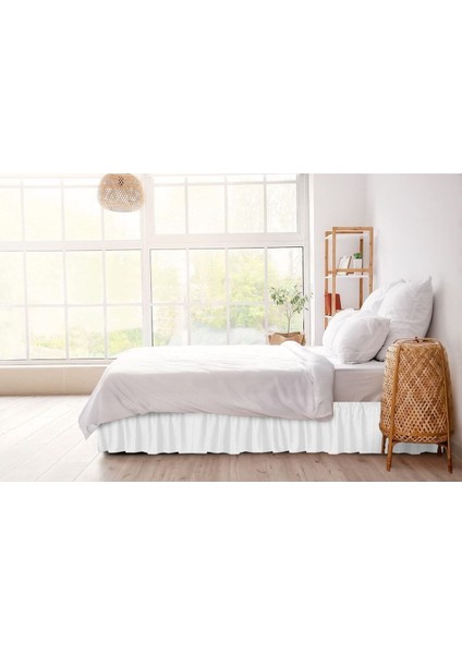 Baza Fırfırı & Tek Kişilik & Beyaz - Ranforce Kumaş indirimleri