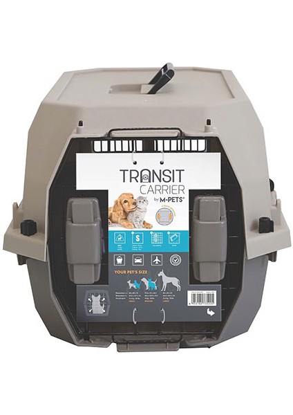 Transit Carrier Lata Köpek Taşıma Çantası Kahverengi 60X40X33 cm