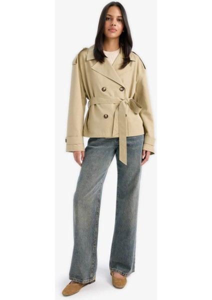 Açık Haki Kadın Trençkot E8581AX/KH405 fiyatları