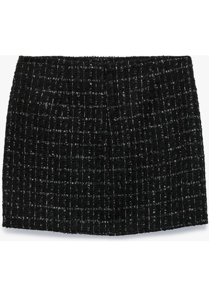 Parıltılı A Kesim Mini Tüvit Etek fiyatları