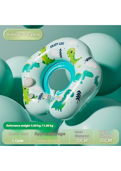 Çocuklar Basın Tipi Ikinci Şişme Yüzme Halkası Kalınlaştırılmış Bebek Yaka Bebek Yüzme Yaka (Yurt Dışından)