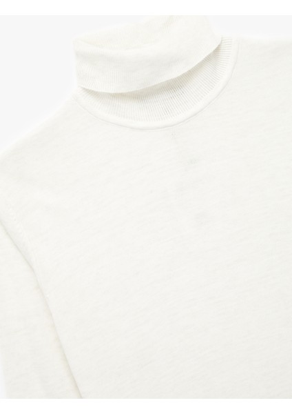 Uzun Kollu Basic Balıkçı Yaka Triko Kazak indirimleri