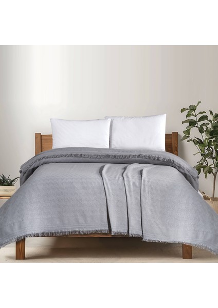 Home Zuma Çift Kişilik Pike 200X220 Cm-Gri