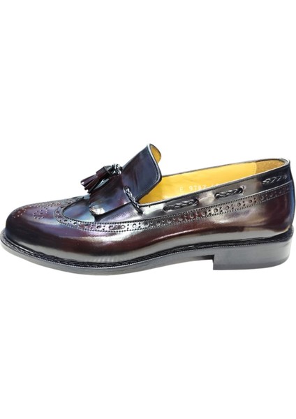 Klasik Bordo Erkek Ayakkabı