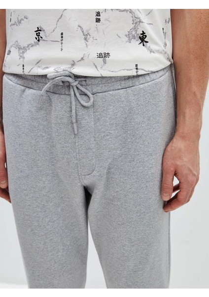 Lcw Casual Gri Slim Fit Erkek Kalın Eşofman Altı modelleri